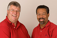 Initiatoren Helmut Trebus und Orland Tomlinson Initiatoren Helmut Trebus und Orland Tomlinson