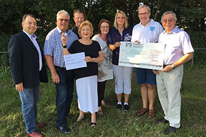 Spendenübergabe an die TG Dietzenbach Spendenübergabe an die TG Dietzenbach